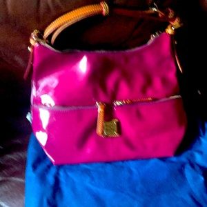 Dooney and Bourke pink patent leather bag